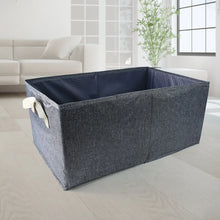 FOLDABLE CLOTH STORAGE BOX WITH HANDLES (47×28 CM) - justgrabit.in | Just Grab It