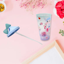 Unicorn Water Bottle with Straw & Lid for Kids, Tumbler (With Light) - Justgrabit Inc.