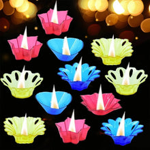 Magical Reflection Diya Set with 6 Attractive Design Cup Set Of 12 Pieces, Diwali - Justgrabit Inc.