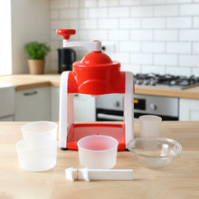 Manual Ice Snow Maker Machine (1 Set Red Color) - justgrabit.in | Just Grab It