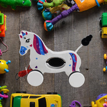 Pull Along Toy Unicorn | Pull String Toys for Babies - justgrabit.in | Just Grab It