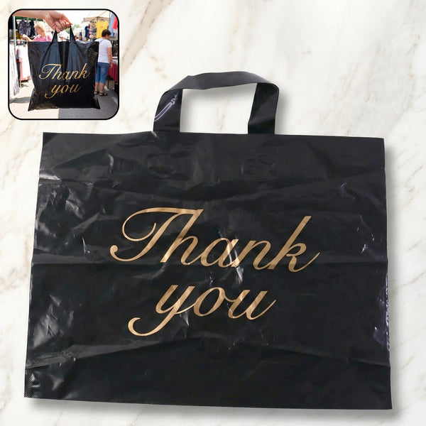 Premium Thank You Printed Carry Bag (25×34 Cm, 1 Pc) - justgrabit.in | Just Grab It