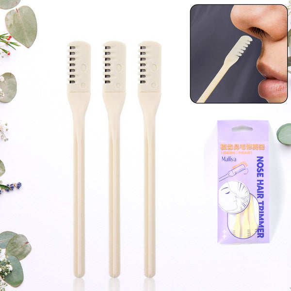 Nose Hair Removal Trimmer Nose Hair Remover Razor Kit Blade (3 Pcs Set) - justgrabit.in | Just Grab It