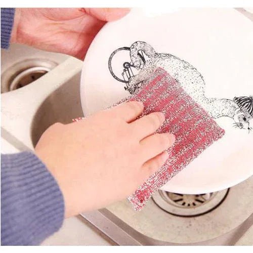 Scratch Proof Kitchen Utensil Scrubber Pad (Pack of 12) - Justgrabit Inc.