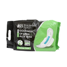 Sanitary Pads for Women With Goodness of Neem & Aloe Vera | Ultra Thin | Leakage Protection | PH Balance | With Antibacterial Anion Chip | 5X More Absorbance (320 mm / 32 Pads) - Justgrabit Inc.