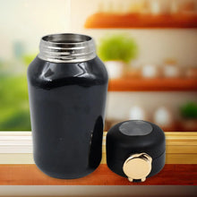 Thermos Steel Bottle, Push Button | Fashion Cup Temperature Display Bottle (420 ML) - justgrabit.in | Just Grab It