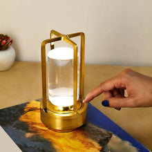 Crystal Lantern Lamp, Crystal Lantern Table Lamp, 3 Colors Rechargeable Cordless Led Lights for Restaurant / Bedroom Lights (1 Pc) - Justgrabit Inc.