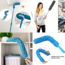 Adjustable Long Handle Microfiber Dust Brush – Foldable Ceiling & Appliance Cleaner - Justgrabit Inc.