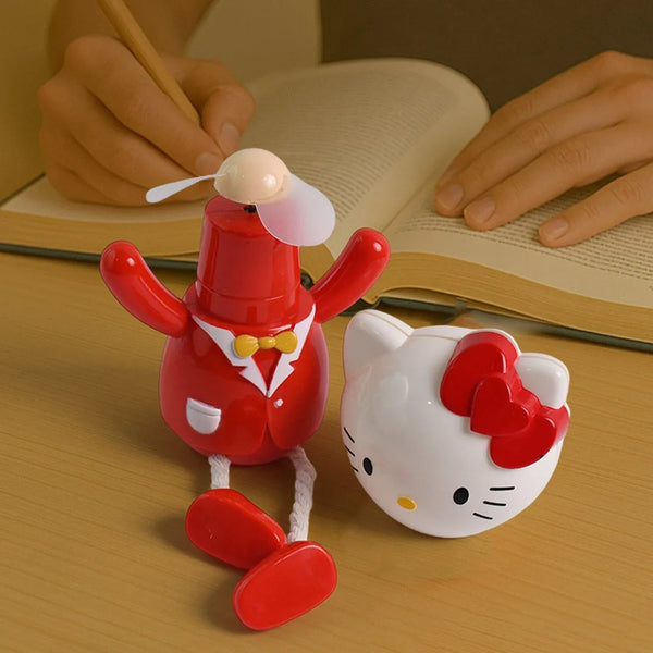 USB Cartoon Character Mini Table Fan for Kids (1 Pc) - Justgrabit Inc.