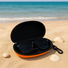 Portable Zipper Eye Glass Sunglasses Hard Case Cover (1 Pc) - justgrabit.in | Just Grab It