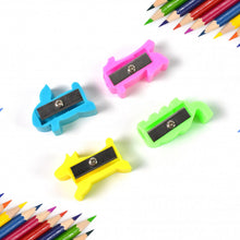 Plastic Small Cute Pencil Sharpener (1 Pc / Mix Design & Color) - justgrabit.in | Just Grab It