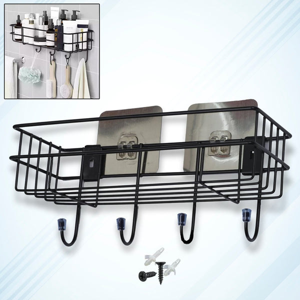 3 1 Shower Shelf Rack for storing and holding various household stuffs and items etc. - justgrabit.in | Just Grab It