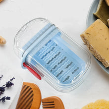 Multifunctional Soap Box with Drain Tray and Lock Clip, Sabudani (1 Pc) - Justgrabit Inc.