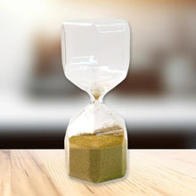 Faceted Glass Hourglass Sand Timer - (1 Pc / 4 Minutes Approx Time) - justgrabit.in | Just Grab It