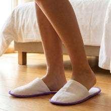 Hotel & Spa Soft Slippers ( 28 × 11 Cm, 1 Pair) - justgrabit.in | Just Grab It