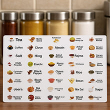 Kitchen Spice Jar Label Sticker Sheet (1 Sheet) - justgrabit.in | Just Grab It