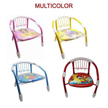 Multicolor Cartoon Design Baby Chair with Metal Kids Chair with Foam Arm Support for Kids 4 Pcs - justgrabit.in | Just Grab It