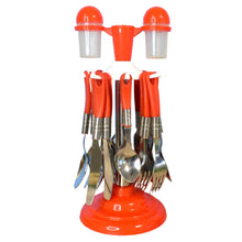 Luxury Cutlery Set for Dining Table Stainless Steel 26 - Piece Set With Stand (1 Set - justgrabit.in | Just Grab It