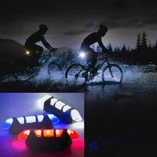 Rechargeable Bicycle Front Waterproof LED Light (Blue) - Justgrabit Inc.