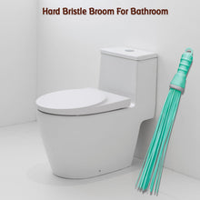 Plastic Hard Bristle Broom for Bathroom Floor Cleaning – Wet & Dry Scrubbing - justgrabit.in | Just Grab It