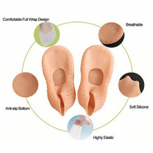 Anti Crack silicone Gel Foot Protector Moisturising Socks - Justgrabit Inc.