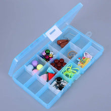 15 - Grid Clear Plastic Jewelry Organizer Box with Dividers (1 Pc) - Justgrabit Inc.