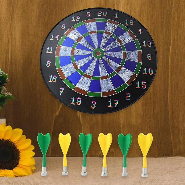 Magnetic Dart Board Game Set with 6 Safe Darts for Kids & Adults - Justgrabit Inc.