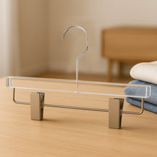 Heavy - Duty Transparent Acrylic Hanger With Adjustable Clips - justgrabit.in | Just Grab It