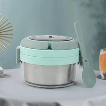 Ganesh Tiara 400ml Stainless Steel Insulated Lunch Box with Leakproof Lid & Folding Spoon - Justgrabit Inc.