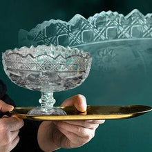 Crystal Touch Beautiful Decorative Designer Fruit Glass Bowl - Justgrabit Inc.