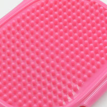 Dog Bath Brush Dog Grooming Brush, Pet Shampoo Bath Brush Soothing Massage Rubber Comb with Adjustable Ring Handle for Long Short Haired Dogs (1 Pc) - justgrabit.in | Just Grab It
