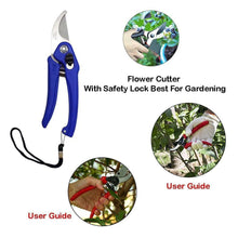 Garden Shears Pruners Scissor for Cutting Branches, Flowers, Leaves, Pruning Seeds - Justgrabit Inc.