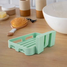 Multipurpose Wall - Mount Soap Dish with Self - Draining Slotted Base (1 Pc) - justgrabit.in | Just Grab It