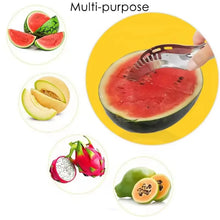 3in1 Stainless Steel Watermelon Cantaloupe Slicer Knife, Corer Fruit, Vegetable Tools Kitchen (1 Pc) - Justgrabit Inc.