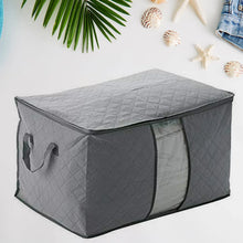 Premium Quilted Foldable Storage Bag with Transparent Window - Justgrabit Inc.