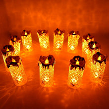 Gold LED Flameless Candles for Decor & Gifting, Diwali (12 Pc MOQ) - Justgrabit Inc.