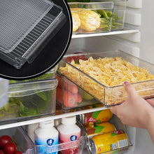Refrigerator Organizer Bins Stackable Fridge Organizers Freezer, Kitchen, Cabinets - justgrabit.in | Just Grab It