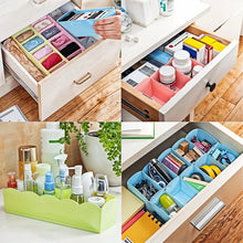 5 Compartments Socks / Handkerchief / Underwear Storage Box Socks Drawer Closet Organizer Storage Boxes (pack of 2) - Justgrabit Inc.