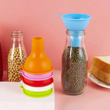 Food - Grade Silicone Funnel: Safe & Easy Transfer for Liquids & Grains (1 Pc) - Justgrabit Inc.