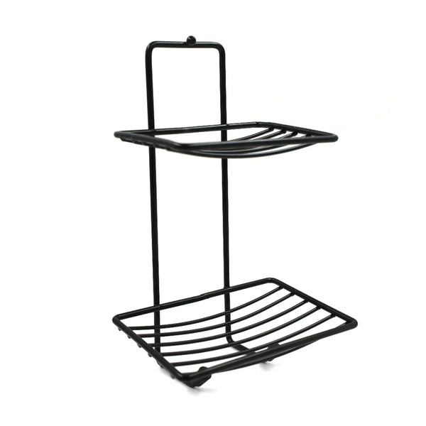 2 Layer SS Soap Rack used in all kinds of places household and bathroom purposes for holding soaps. - Justgrabit Inc.