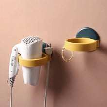 Wall Mount Hair Dryer Holder with Suction Cup, Plastic Wall Bracket for Bathroom, Beauty Salon / Home Use Self Adhesive Hair Dryer Stand Rack (1 Pc) - Justgrabit Inc.