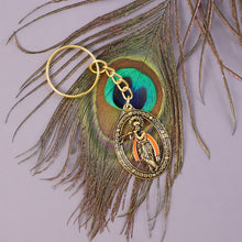 Metal Traditional Decorative Lord Krishna Keychain (1 Pc) - justgrabit.in | Just Grab It