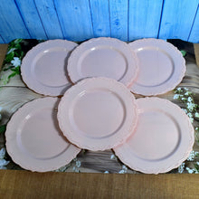Plastic Dinner Plates Wedding Birthday Party Tableware Supplies (6 Pcs Set) - justgrabit.in | Just Grab It