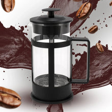 Coffee and Tea maker, Coffee Maker Glass Stainless Steel Coffee Press Glass Teapot for Camping Travel Gifts kitchen tools (Approx 350ml) - Justgrabit Inc.