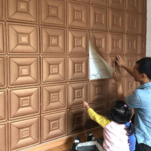 Wallpaper 3D Foam Wallpaper Sticker Panels - justgrabit.in | Just Grab It