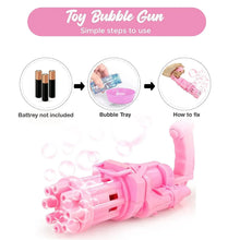 8 - Hole battery operated Bubbles Gun Toys for Boys and Girls - Justgrabit Inc.