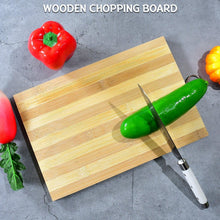 Natural Wood Chopping Cutting Board for Kitchen Vegetables, Fruits & Cheese, BPA Free. - Justgrabit Inc.