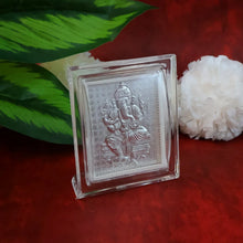 Embossed Silver - Plated Lord Ganesha Photo Frame (1 Pc) - Justgrabit Inc.