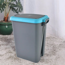 Apex Plastic Push N Pedal Dust Bin | Hands - Free Operation, Compact Design 6.5 Liters (1 Pc / Mix Color) - Justgrabit Inc.