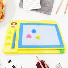 Children Magic Slate Pen Doodle Pad Erasable Drawing Easy Reading Writing Learning Graffiti Board Kids Gift Toy Magnetic Painting Sketch Pad for Baby Children (1 Pc Mix Color) - Justgrabit Inc.